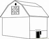Barn Coloring Quilt Pages Coloringpages101 Online sketch template