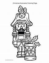 Nutcracker Coloring Pages Christmas Getcolorings sketch template