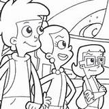 Coloring Cyberchase Coloringhome sketch template