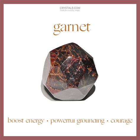 garnet crystal meaning   benefits crystalscom