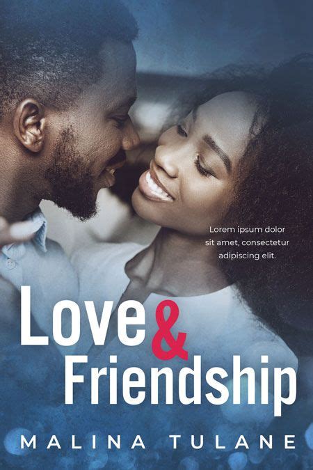 Love And Friendship African American Romance Premade Book Cover For