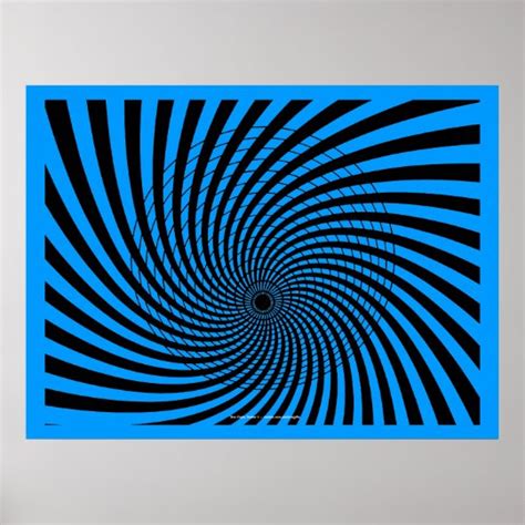 optical illusion poster  zazzlecom