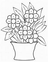 Coloring Pages Flowers Print sketch template