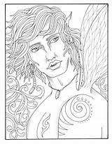Mermen Fairies Pixies Vampires Kings Vikings Colouring sketch template