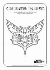 Nba Hornets Teams Grizzlies Southeast Kolorowanki Silhouettes sketch template