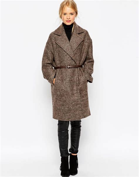 bild  von asos mantel  cocoon passform mit guertel asos coats  women jackets  women