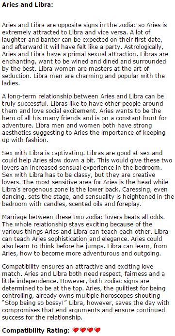 Libra And Aries Compatibility The Most Trusted