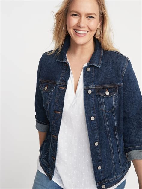 Old Navy Classic Plus Size Jean Jacket Best Coats And Jackets For