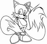 Tails sketch template