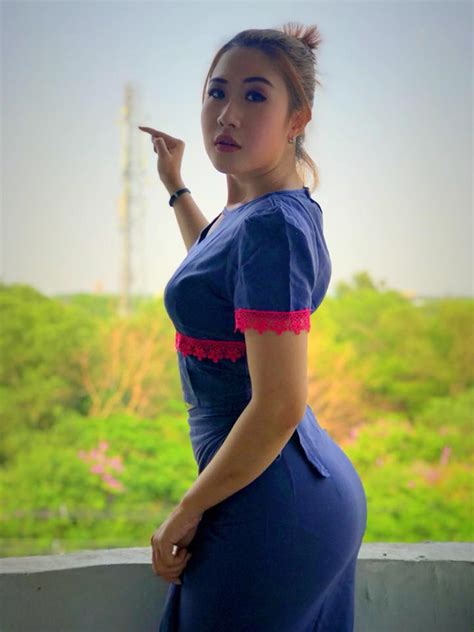 trending hot myanmar model nan htaik htar san in myanmar dress burmese actress and model girls
