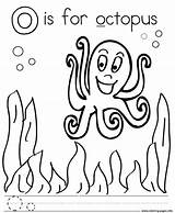 Octopus Coloring Letter Pages Alphabet Printable Worksheets Color Preschool Print Sheets Letters Kids Happy Henry Words Sightwordsgame Ocean Google Book sketch template
