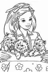Coloring Pages Squad Barbie Spy Template sketch template