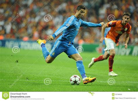 Cristiano Ronaldo Kick The Ball Editorial Image Image Of