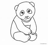 Panda Coloring Pages Printable Kids Animal Bear Baby Color Cute Cool2bkids Children Choose Board Animals sketch template