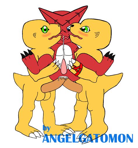 Rule 34 Agumon Anal Anal Sex Angelgatomon Artist Balls