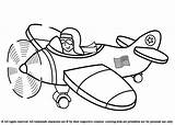 Airplanes Pilots sketch template