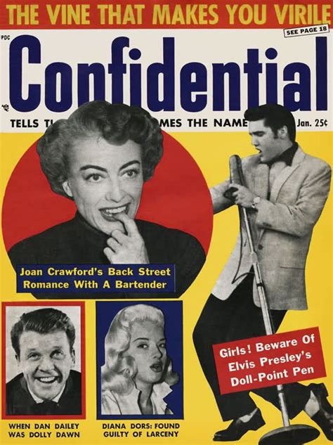 confidential january 1957 joan crawford elvis presley dan dailey diana dors diana dors