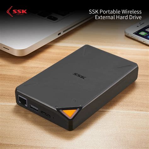 ssk tb portable nas external wireless hard drive   wi fi