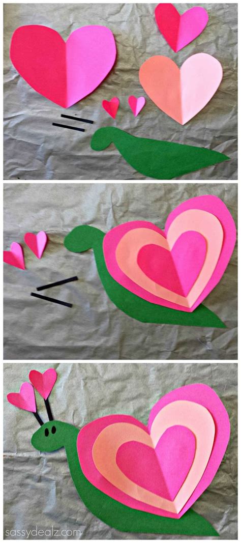 Valentine Art Project For Middle School Snail Craft