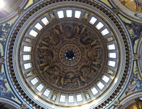dome st pauls cathedral london interior   great  flickr
