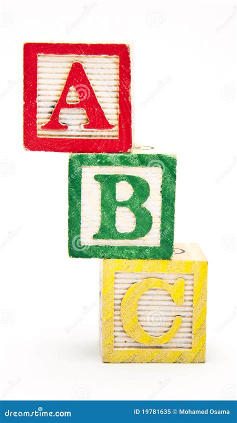 abc blocks stacked stock image image  alphabet fundamental