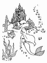 Meerjungfrau Arielle sketch template