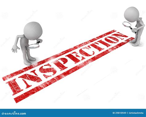 inspection stock illustration image   render