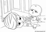 Coloring Boss Baby Pages Printable His Brother Tim Kids Print Play Dreamworks Observes Lying Puts Tie Ground While He Color sketch template