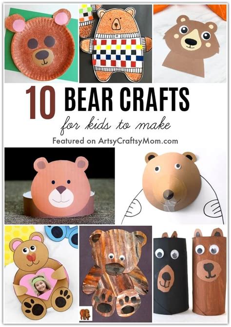 brilliant bear crafts  kids