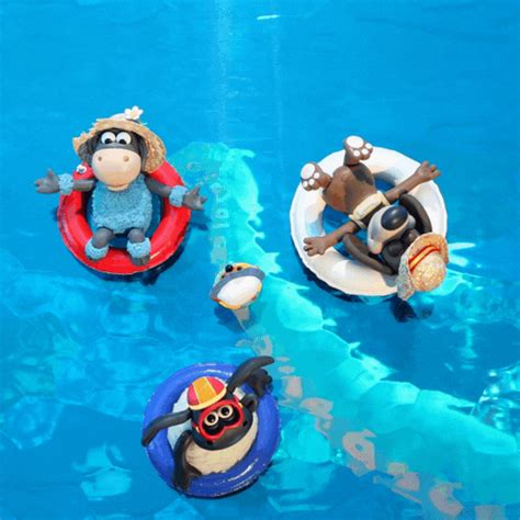 Swimming Pool Fun  By Aardman Animations Find And Share On Giphy