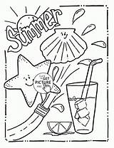 Coloring Summer Pages Fun Printable Kids Printables Seasons Funny Sheets Coloringhome Tasty Cool Excellent Popular Albanysinsanity sketch template