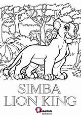 Simba Bubakids Coloring Pages sketch template