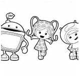 Coloring Umizoomi Team Hug Bot Geo Milli sketch template