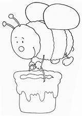 Honey Coloring Pages sketch template