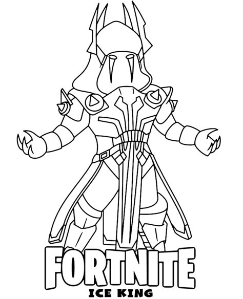 printable extra quality fortnite coloring sheet coloring pages ice