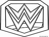 Wwe Belt Coloring Pages Championship Wrestling Printable Drawing Mask John Cena Belts Logo Print Draw Rey Mysterio Clipart Color Champion sketch template