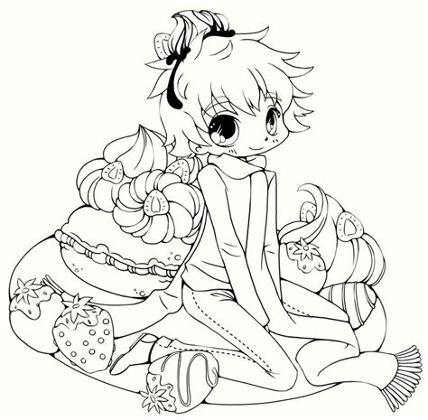 cute chibi coloring pages    girls coloring pages