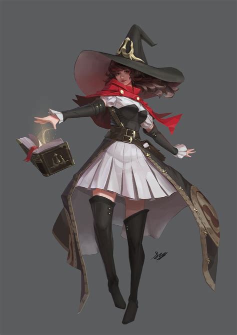 [oc] Witch Girl Characterdrawing Witch Characters Witch Girl Witch