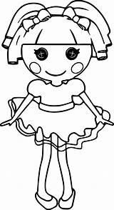 Lalaloopsy Coloring Pages Cartoon Dolls Doll Print Color Wecoloringpage Getcolorings Printable Kids sketch template