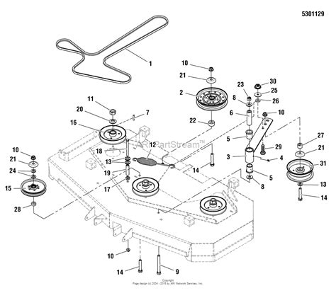 lesco walk  mower parts diagram