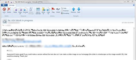 windows  mail displaying random emails  wingdings microsoft