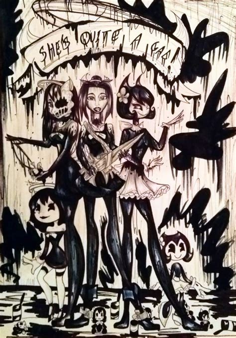 Alice S Angel S And Becky Betty Fan Art Bendy And The Ink Machine
