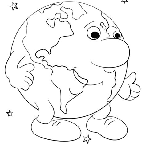 earth coloring pages  preschoolers