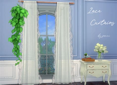garden breeze sims  lace curtains  remade   curtain