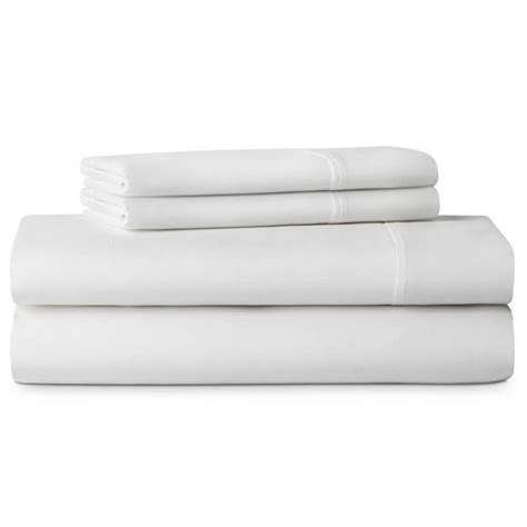 Single Plain White Bed Sheets Bed And Bath