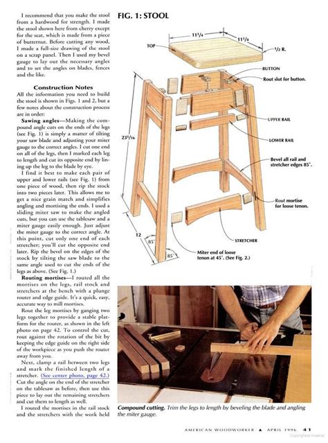 bar stool plans stool woodworking plans diy bar