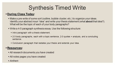 essay  synthesis thatsnotus