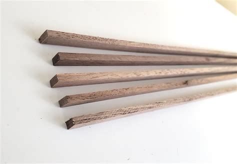 walnut wood strips  pieces      long etsy