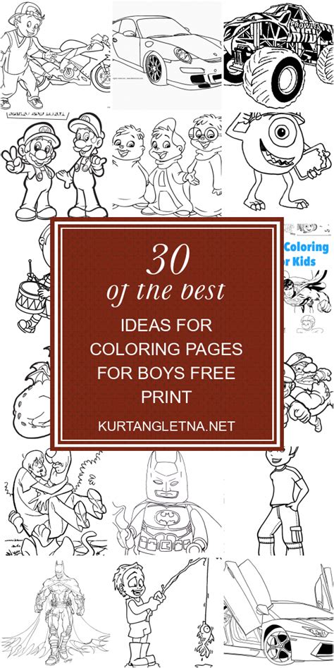 ideas  coloring pages  boys  print