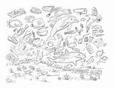 Plastic Pollution Ocean Template Coloring Pages Activity sketch template